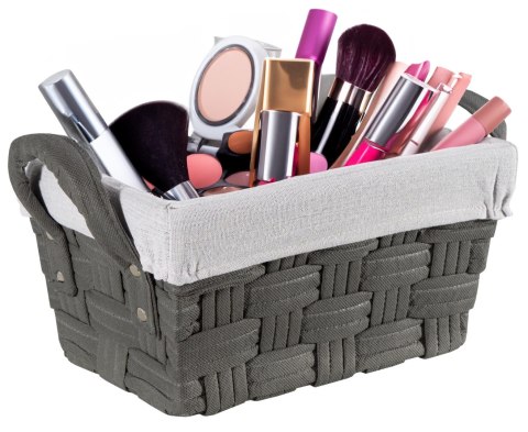 KOSZYK PLECIONY GRAFITOWY LILO 30X20X15 CM