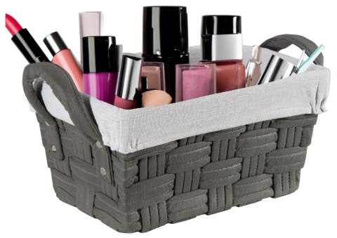 KOSZYK PLECIONY GRAFITOWY LILO 30X20X15 CM