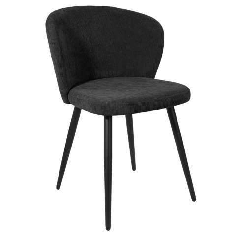 KRZESŁO KROSBY SZTRUKS CZARNE