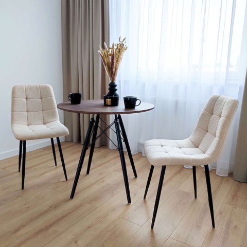 KRZESŁO BOUCLE DENVER TEDDY BEŻOWE