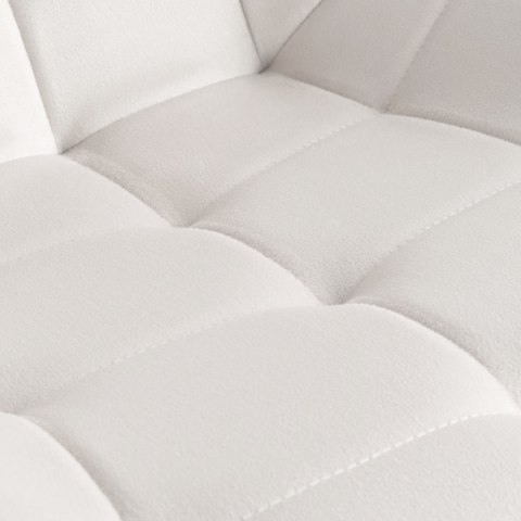 KRZESŁO WELUROWE NORMAN VELVET BEŻOWE