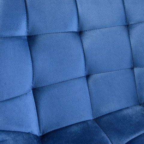 KRZESŁO WELUROWE NORMAN VELVET GRANATOWE