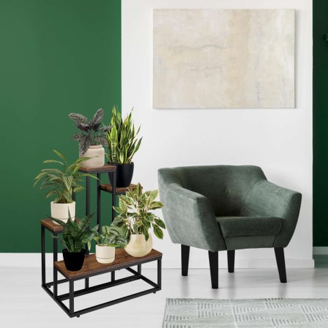 KWIETNIK STOJĄCY LOFT ANTIRES RUSTIC STOJAK NA KWIATY