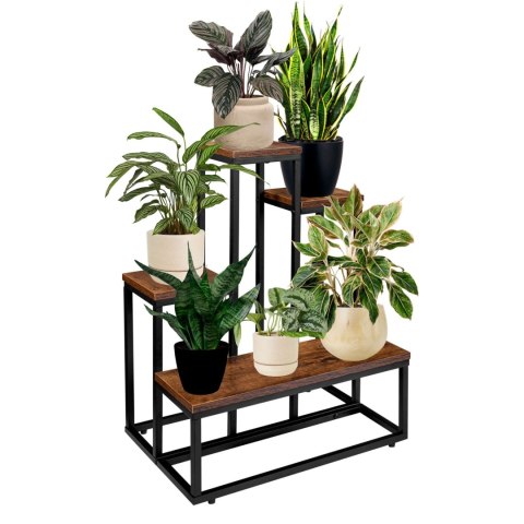 KWIETNIK STOJĄCY LOFT ANTIRES RUSTIC STOJAK NA KWIATY