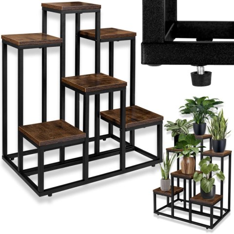 KWIETNIK STOJĄCY LOFT BELGAR RUSTIC STOJAK NA KWIATY