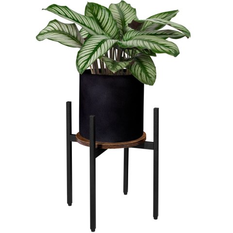 KWIETNIK STOJĄCY LOFTOWY TORRE RUSTIC 40 CM CZARNY