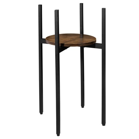 KWIETNIK STOJĄCY LOFTOWY TORRE RUSTIC 60 CM CZARNY