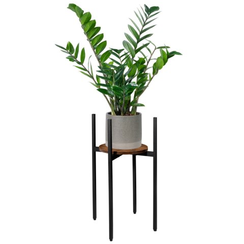 KWIETNIK STOJĄCY LOFTOWY TORRE RUSTIC 60 CM CZARNY