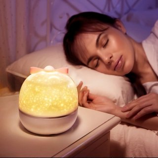 LAMPKA NOCNA GWIEZDNY PROJEKTOR GALAXY