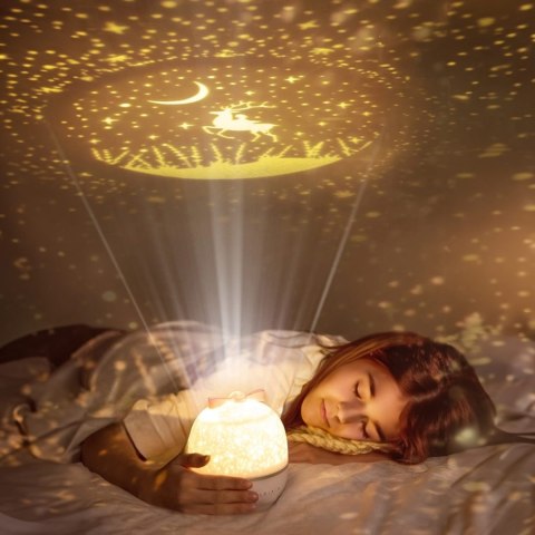 LAMPKA NOCNA GWIEZDNY PROJEKTOR GALAXY