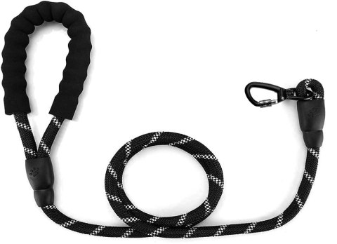 MOCNA SMYCZ DLA PSA TRENINGOWA ODBLASKOWA KOBE 3M CZARNA