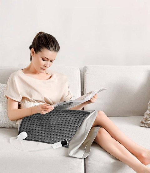 PODUSZKA MATA ELEKTRYCZNA GRETA SZARA 30X40 CM