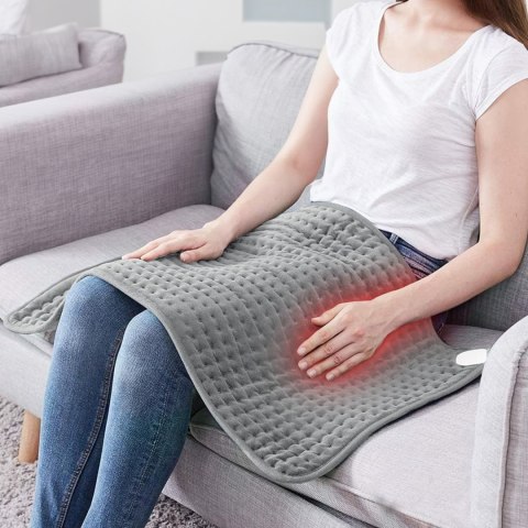 PODUSZKA MATA ELEKTRYCZNA GRETA SZARA 30X40 CM