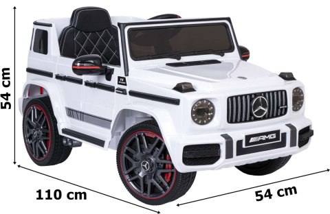 SAMOCHÓD ELEKTRYCZNY DLA DZIECI MERCEDES AMG G63 BIAŁY