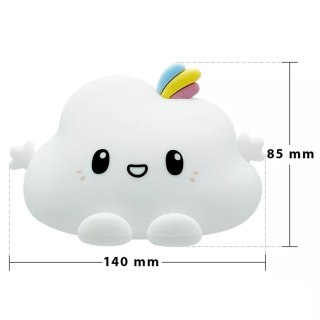 SILIKONOWA LAMPKA NOCNA CHMURKA LED RGB