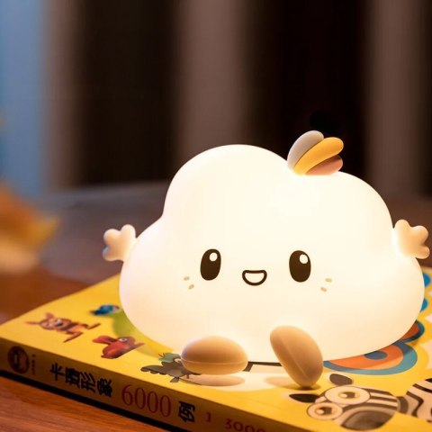 SILIKONOWA LAMPKA NOCNA CHMURKA LED RGB