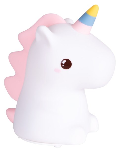 SILIKONOWA LAMPKA NOCNA JEDNOROŻEC LED RGB