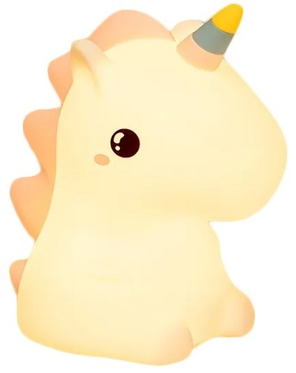 SILIKONOWA LAMPKA NOCNA JEDNOROŻEC LED RGB