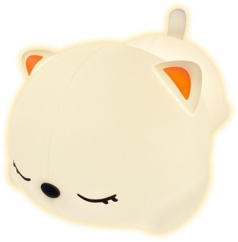 SILIKONOWA LAMPKA NOCNA MISIEK LED RGB