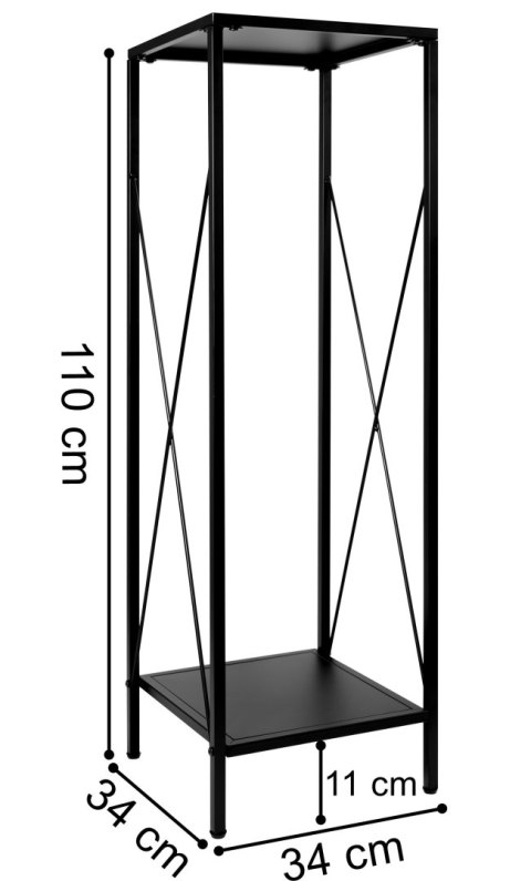 STOJAK NA DREWNO METALOWY PERUN