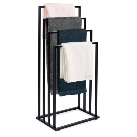 STOJAK NA RĘCZNIKI 4 POZIOMOWY NELI CZARNY