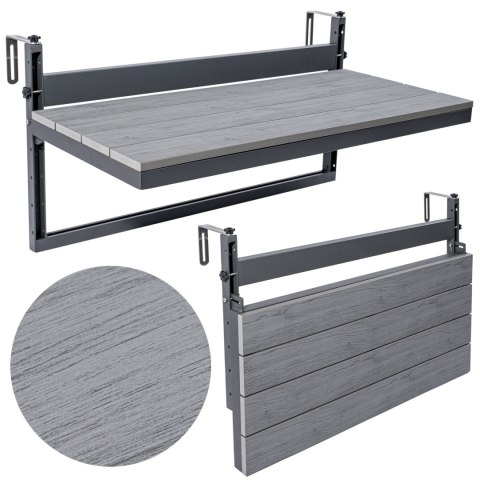 STOLIK BALKONOWY WISZĄCY AGATTI STONEWOOD