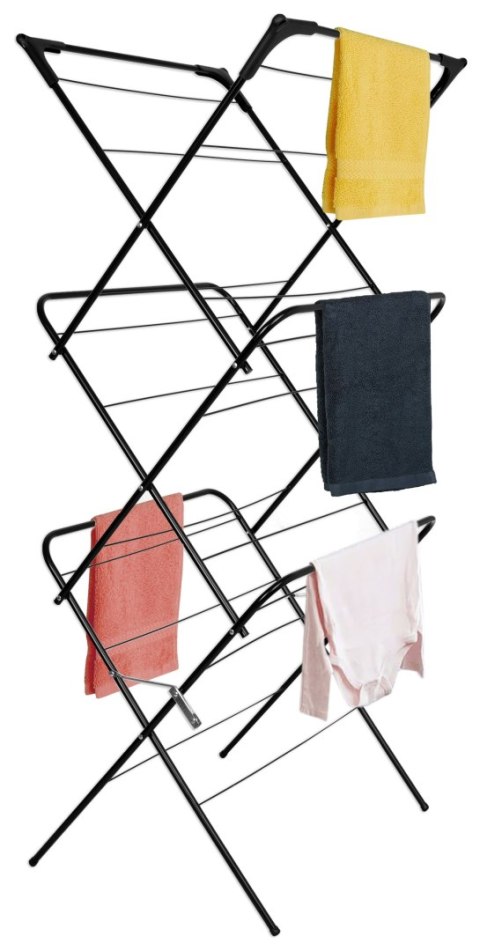 SUSZARKA WOLNOSTOJĄCA SKŁADANA NA PRANIE ARAL CZARNA