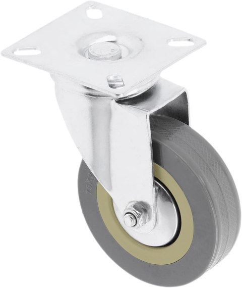 ZESTAW X4 KÓŁEK KOŁA JEZDNE CARGO GRAFITOWE 75 MM