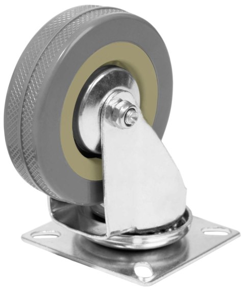 ZESTAW X4 KÓŁEK KOŁA JEZDNE CARGO GRAFITOWE 75 MM