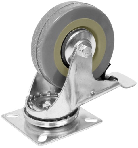 ZESTAW X4 KÓŁEK KOŁA JEZDNE CARGO GRAFITOWE 75 MM