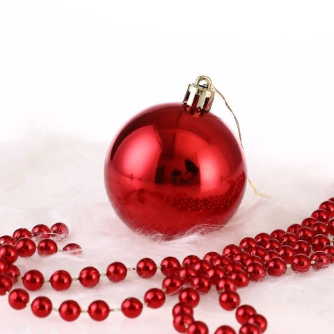 ZESTAW BOMBEK CHOINKOWYCH REGALO CZERWONY 100 SZTUK