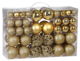 ZESTAW BOMBEK CHOINKOWYCH REGALO ZŁOTY 100 SZTUK
