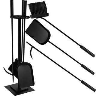 ZESTAW KOMINKOWY STOJAK Z AKCESORIAMI KOMINKOWYMI MEDAN 4W1