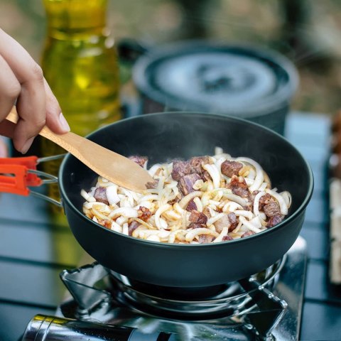 ZESTAW TURYSTYCZNY TOURER KOMPLET GARNEK PATELNIA