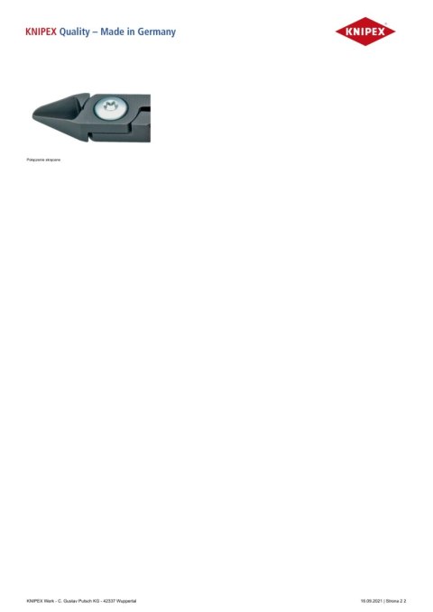 SZCZYPCE TNĄCE BOCZNE 125MM SZCZYPCE TNĄCE BOCZNE 125MM