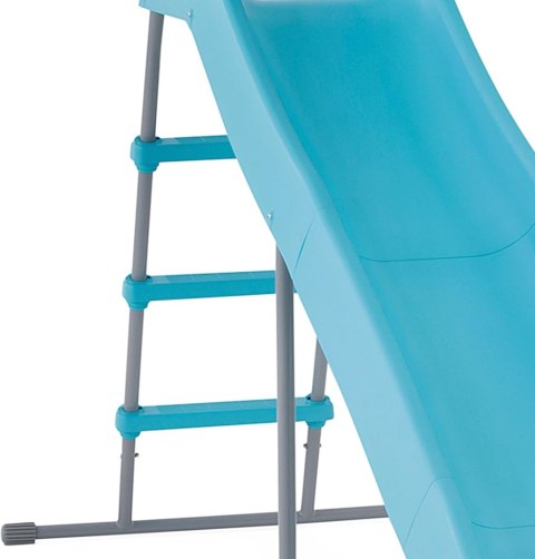 Zjeżdżalnia dla dzieci ogrodowa ślizg 244 cm duża stal tworzywo - 44107 INTEX