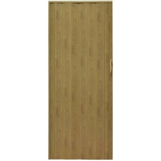 Drzwi harmonijkowe 001P JASNY DĄB MAT G - 90 cm
