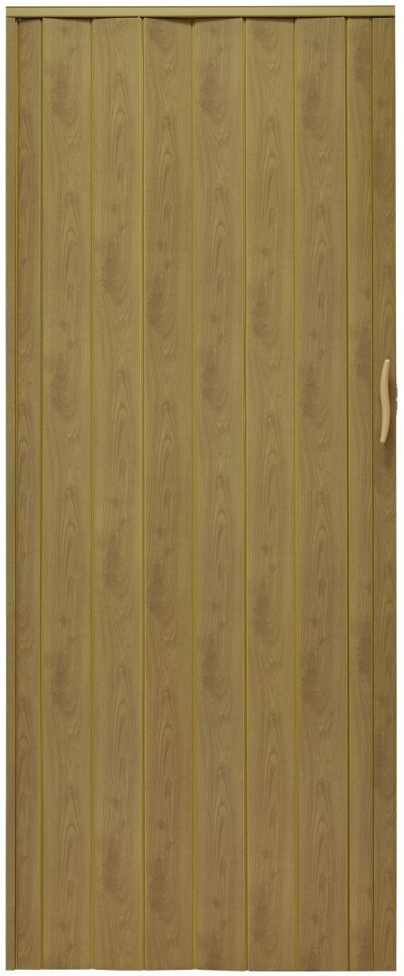 Drzwi harmonijkowe 001P JASNY DĄB MAT G - 90 cm Drzwi harmonijkowe 001P JASNY DĄB MAT G - 90 cm
