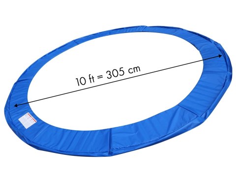 Osłona sprężyn do trampoliny 10ft miekka mata zabezpieczająca 305 - 312 cm Niebieska