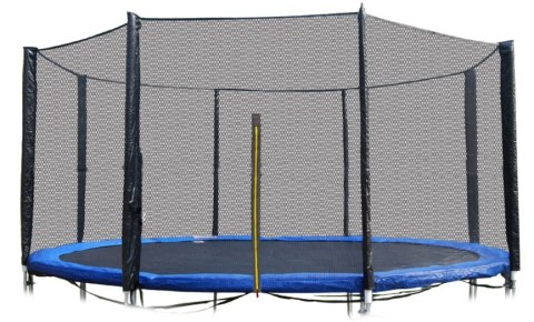 Siatka zewnętrzna do trampoliny 12ft 8 słupków 366cm Siatka zewnętrzna do trampoliny 12ft 8 słupków 366cm