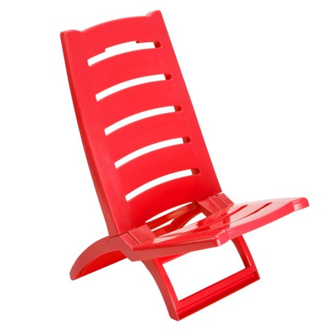 Krzesło plażowe TIRRENO czerwone