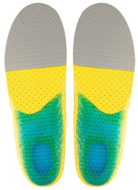 WKŁADKI DO BUTÓW AMORTYZUJĄCE ŻELOWE DO DOCIĘCIA 41-47