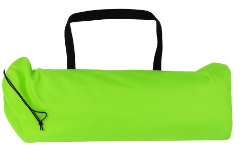 Leżak turystyczny plażowy składany Olek zielone pasy