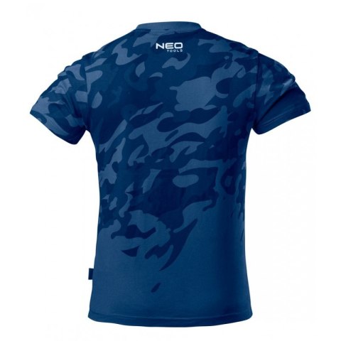 T-SHIRT ROBOCZY CAMO NAVY, ROZMIAR XL T-SHIRT ROBOCZY CAMO NAVY, ROZMIAR XL