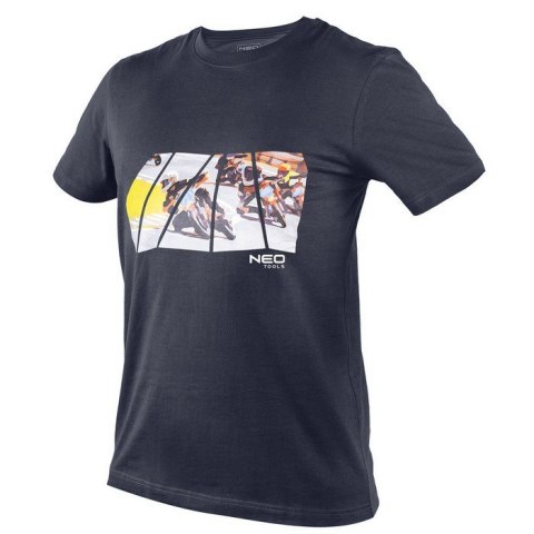 T-SHIRT Z NADRUKIEM MOTOR ROZMIAR XL T-SHIRT Z NADRUKIEM MOTOR ROZMIAR XL