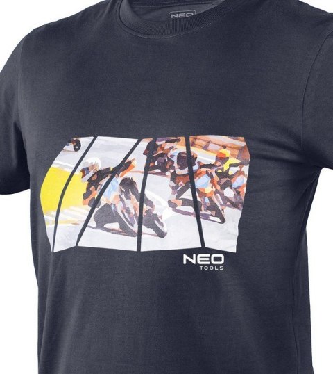 T-SHIRT Z NADRUKIEM MOTOR ROZMIAR XXL T-SHIRT Z NADRUKIEM MOTOR ROZMIAR XXL
