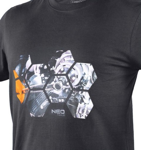 T-SHIRT Z NADRUKIEM WARSZTAT ROZMIAR L T-SHIRT Z NADRUKIEM WARSZTAT ROZMIAR L