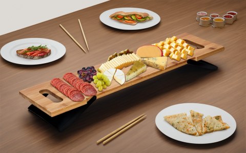 DESKA TACA BAMBUSOWA DO SERWOWANIA JEDZENIA OFELIA