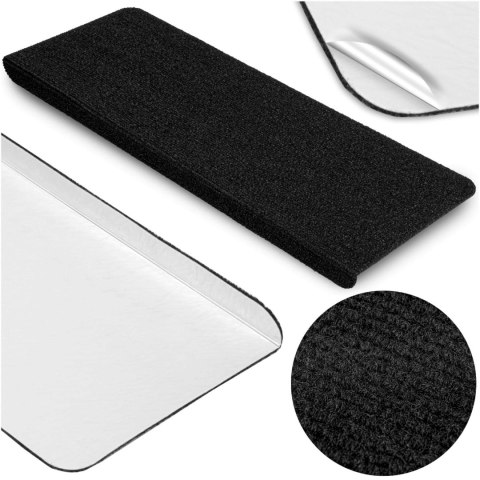 DYWANIK NA STOPNIE ADRIA CZARNY 1 SZTUKA