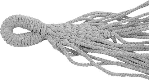 HAMAK OGRODOWY PARADISO SZARY Z CHWOSTAMI